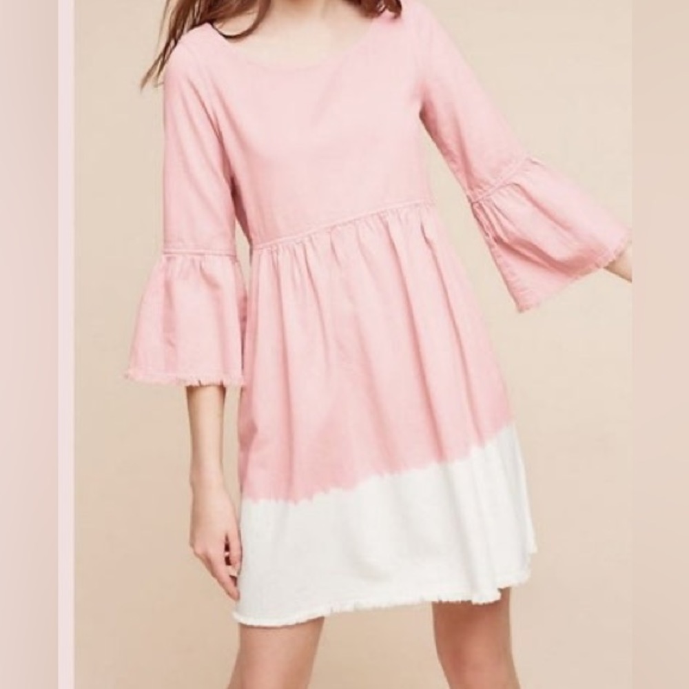 🐎 Anthro Holding Horses Pink Ombré Dress 🐎 - Picture 5 of 5